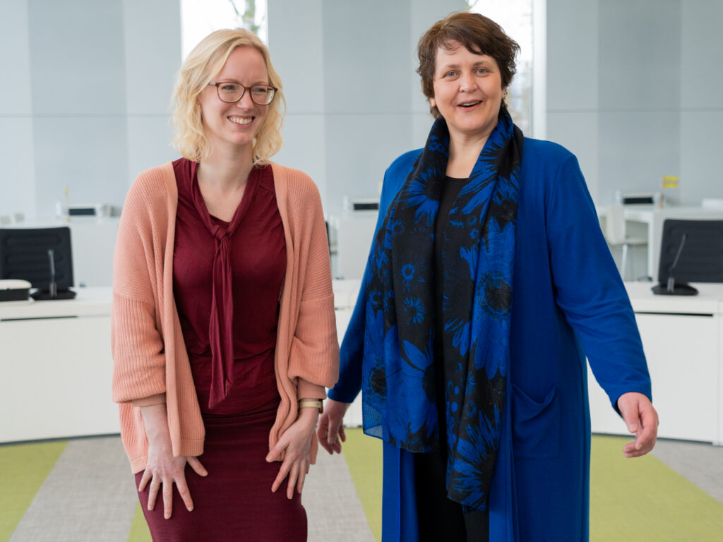 Laura Verkerk, beleidsadviseur en Nely Sieffers, directeur Netwerk Beter Samen